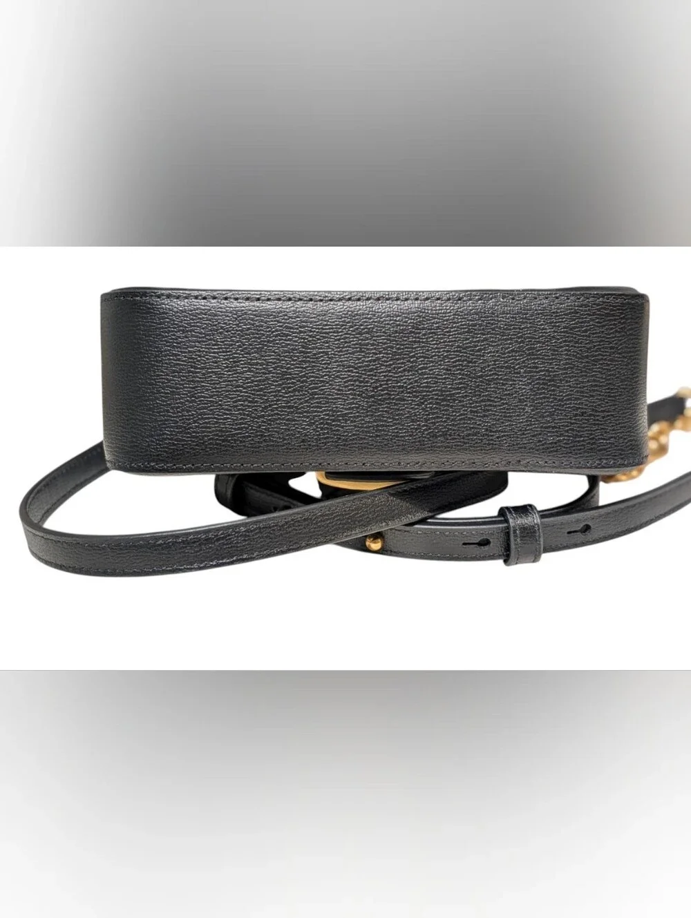 New Kate Spade ♠️ Katy Textured Black Leather Flap Chain bag Purse